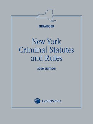 cover image of New York Criminal Statutes and Rules